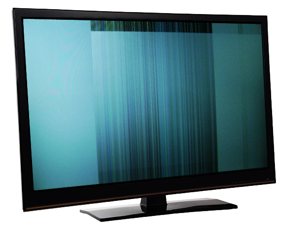 На экране телевизора черная полоса. Почему на экране телевизора появились полосы